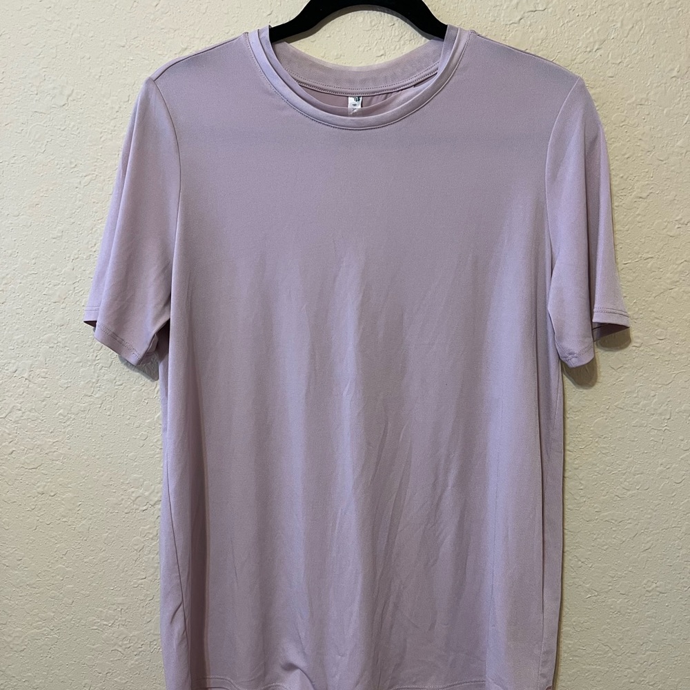 Fabletics Soft Purple Open Back Workout/ Lounge T… - image 2